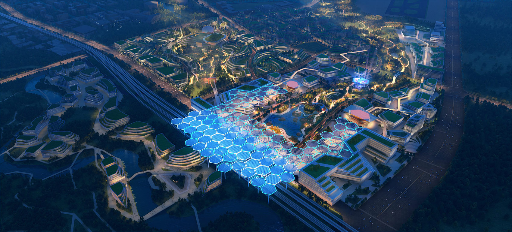 Chengdu Future City gmp wins competition for new hightech development