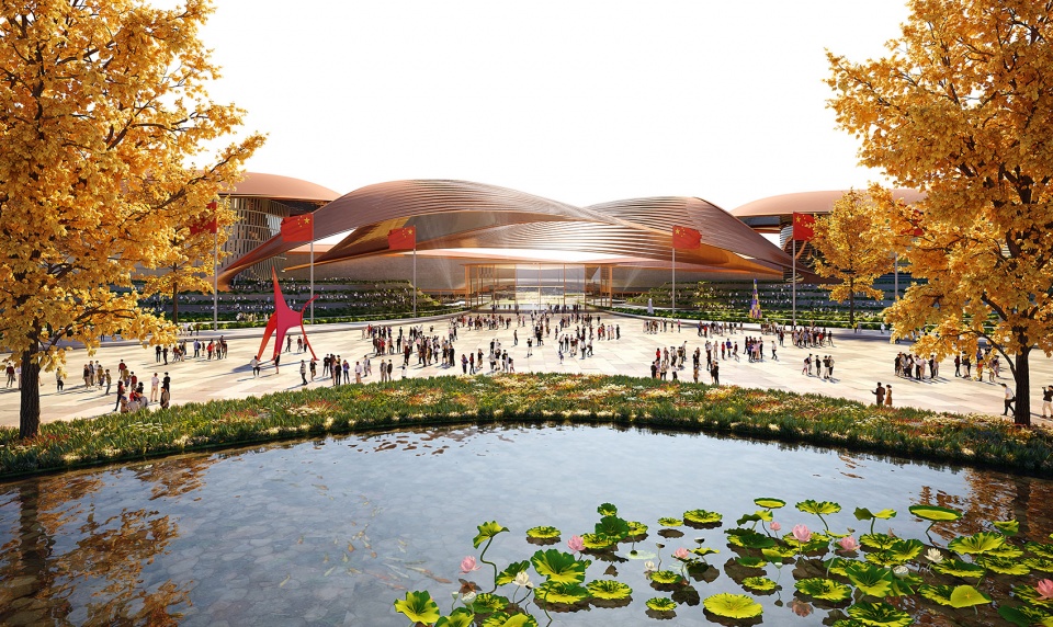 ZHA wins competition to build Phase II of Beijing s International Exhibition Centre