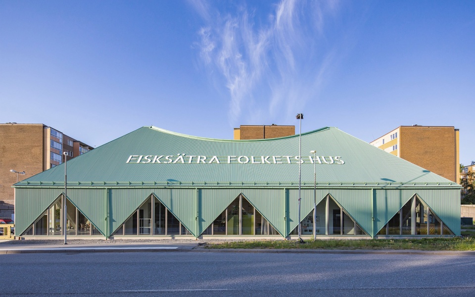 fisksatra folkets hus by sandellsandberg architects