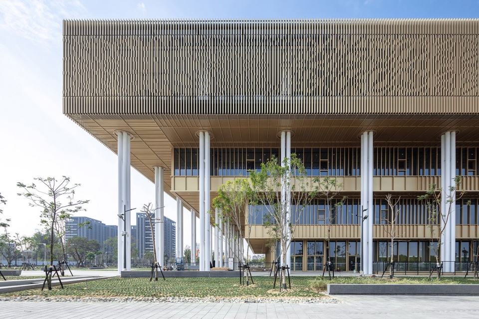 tainan public library by mecanoo mayu architects