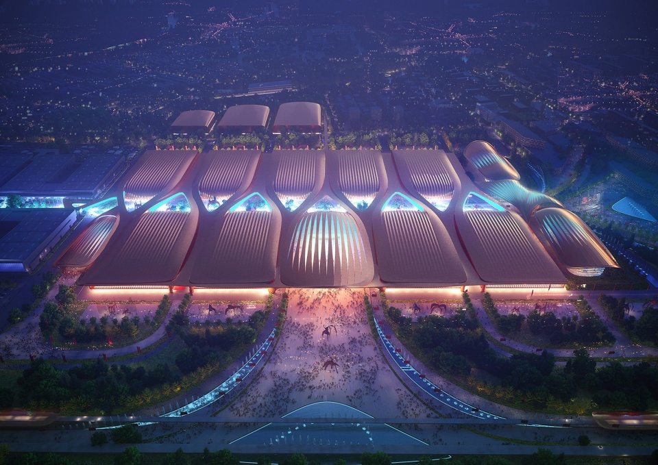 ZHA wins competition to build Phase II of Beijing s International Exhibition Centre