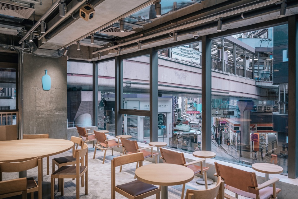 blue bottle coffee hong kong cafe by schemata architects