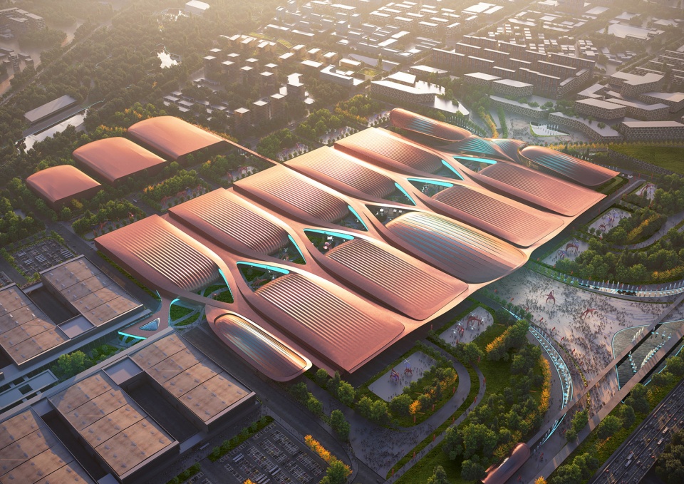 ZHA wins competition to build Phase II of Beijing s International Exhibition Centre