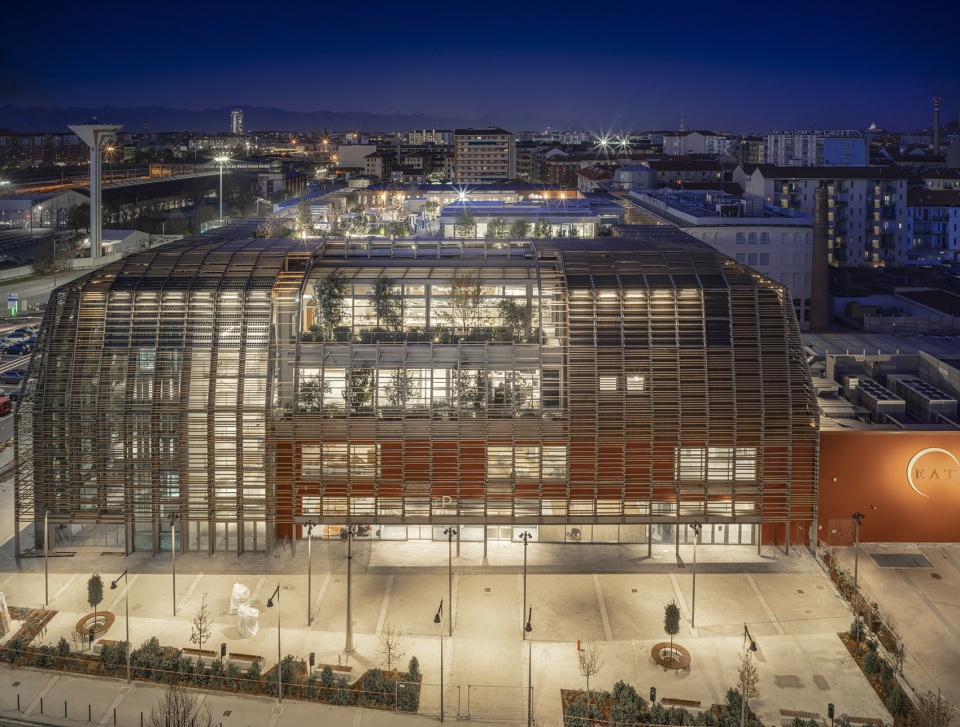 green pea retail park by acc naturale architettura negozio blu architetti