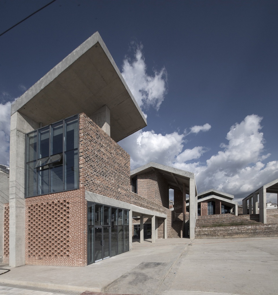 Nomadic space Wantouqiao township center China by WCY Regional Studio