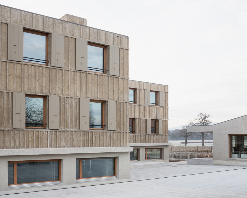 foyer astural chevrens education center by lacroix chessex