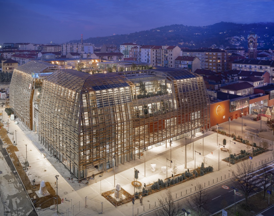 green pea retail park by acc naturale architettura negozio blu architetti