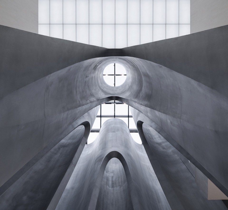 the flow of grain beer museum by waterfrom design