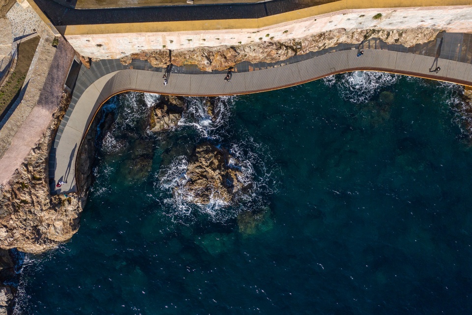 Walkway Aldilonda around the Citadel of Bastia by Dietmar Feichtinger