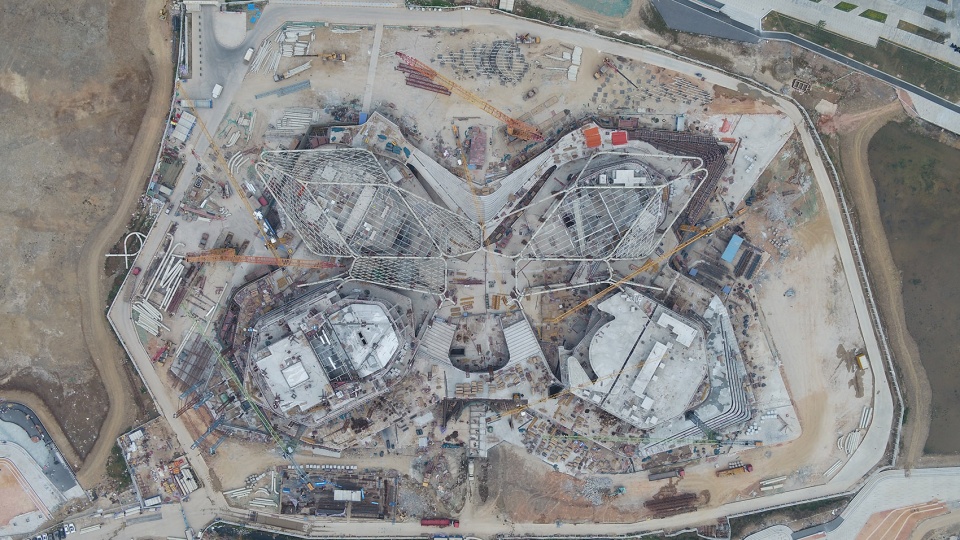 zhuhai jinwan civic art centre china by zaha hadid architects