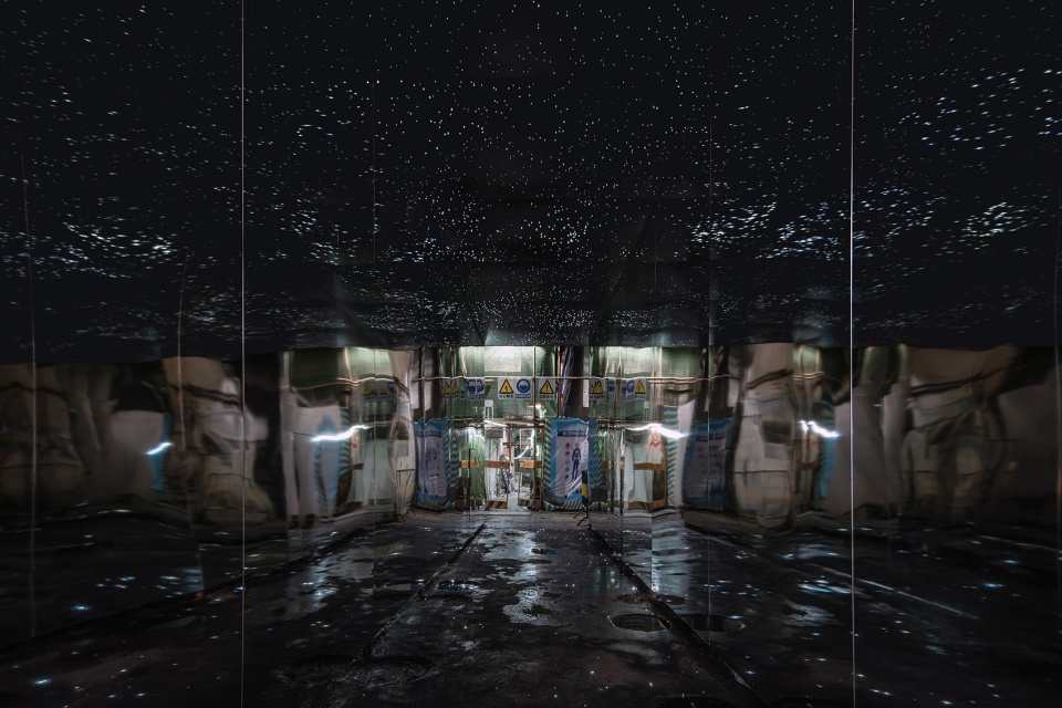 Fiber Optic Starry Alley in the Urban Village ATELIER XI