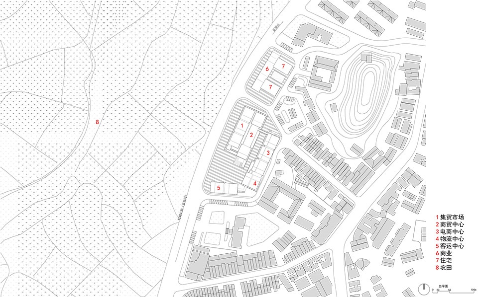 Nomadic space Wantouqiao township center China by WCY Regional Studio