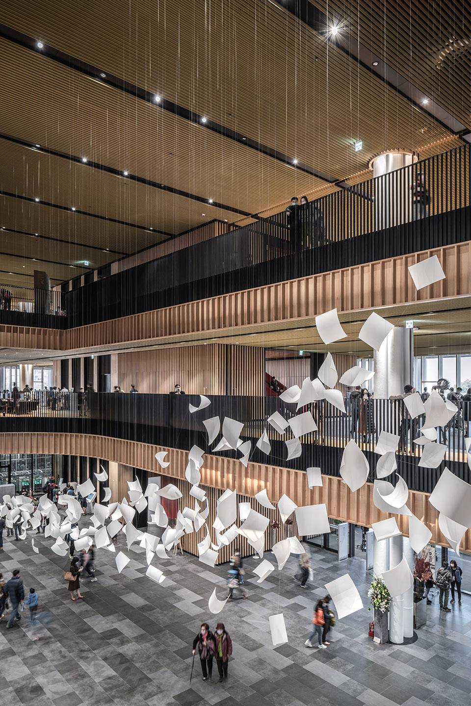 tainan public library by mecanoo mayu architects