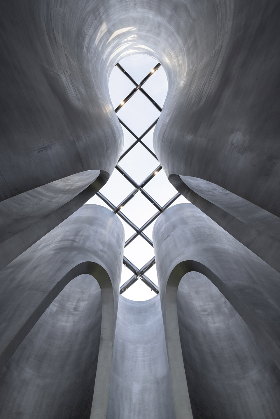the flow of grain beer museum by waterfrom design