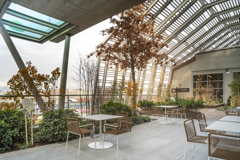 green pea retail park by acc naturale architettura negozio blu architetti