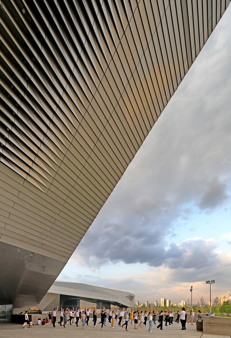 taiyuan binhe sports center expansion and renovation china by china architecture design research group