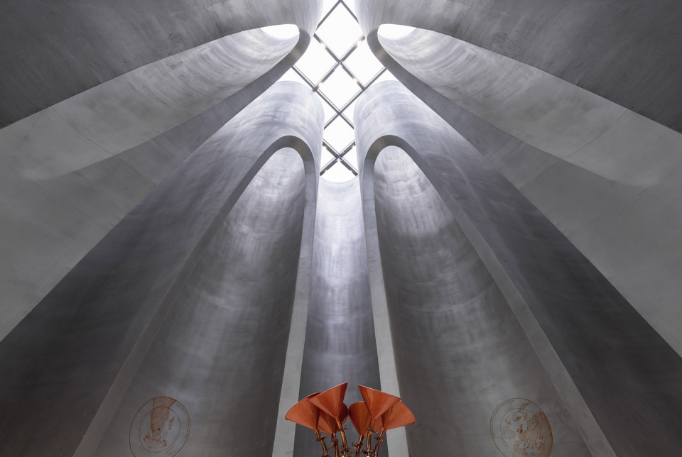 the flow of grain beer museum by waterfrom design
