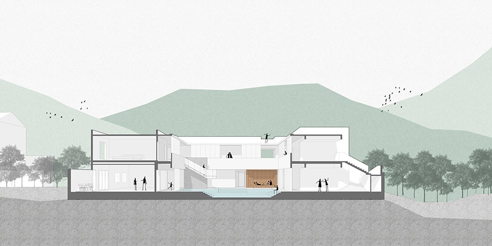 Yimeng Cloud House China by Greyspace Architects