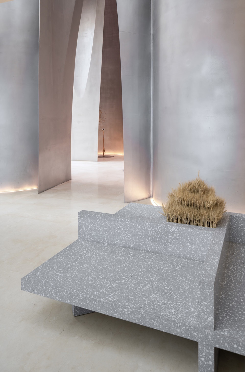 the flow of grain beer museum by waterfrom design