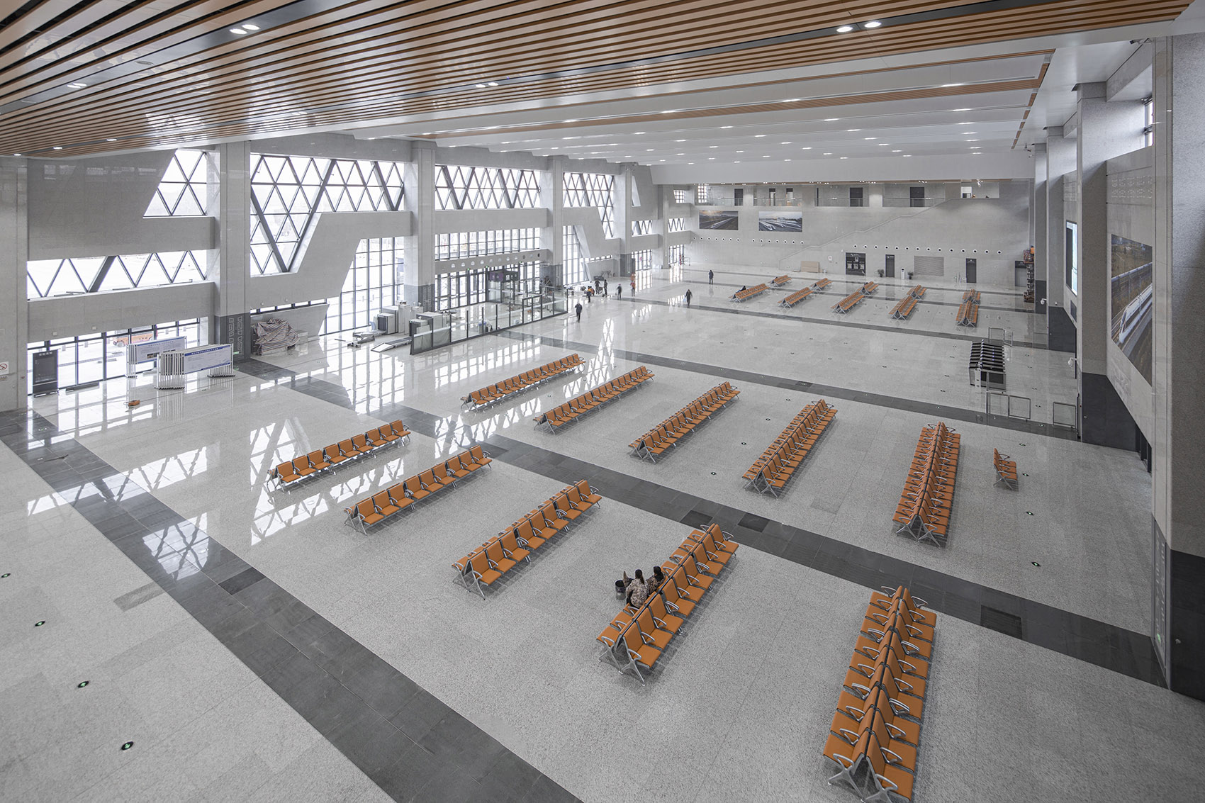 beijing xiongan intercity railway interior design of guan east station bazhou north station by ccdi beijing interior design center