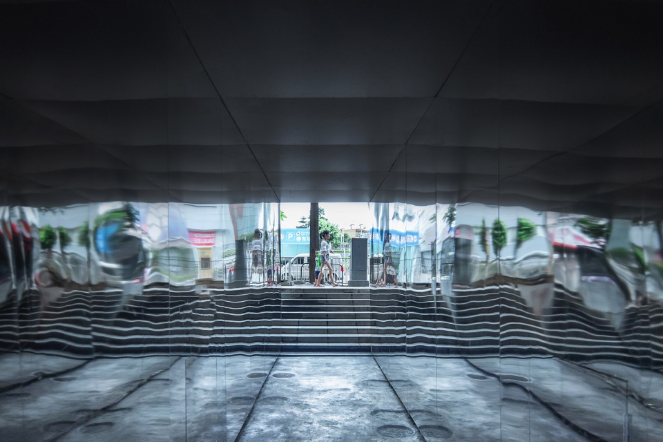 Fiber Optic Starry Alley in the Urban Village ATELIER XI
