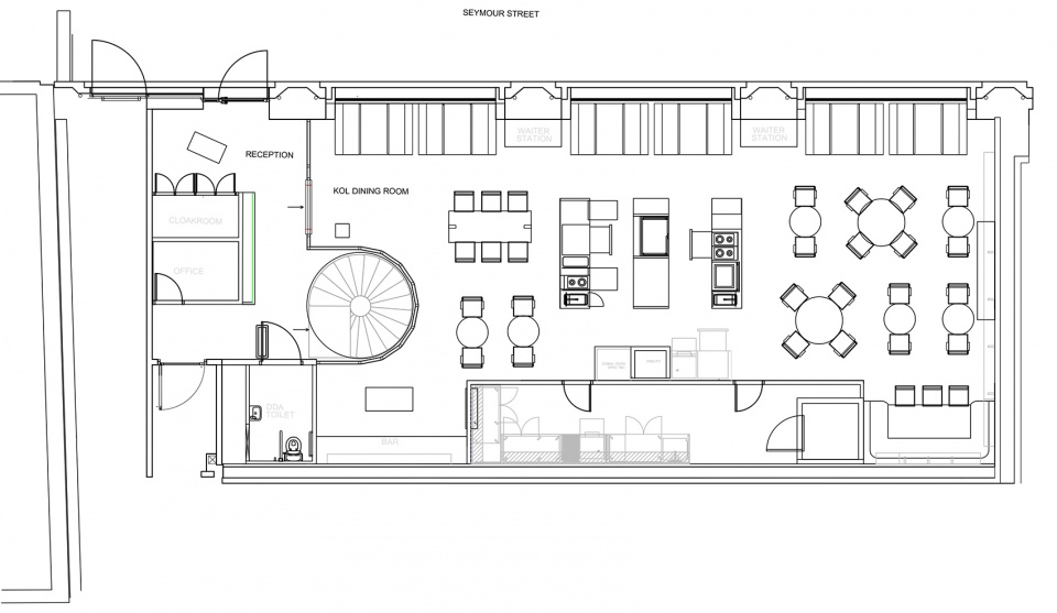 restaurant kol by a nrd studio