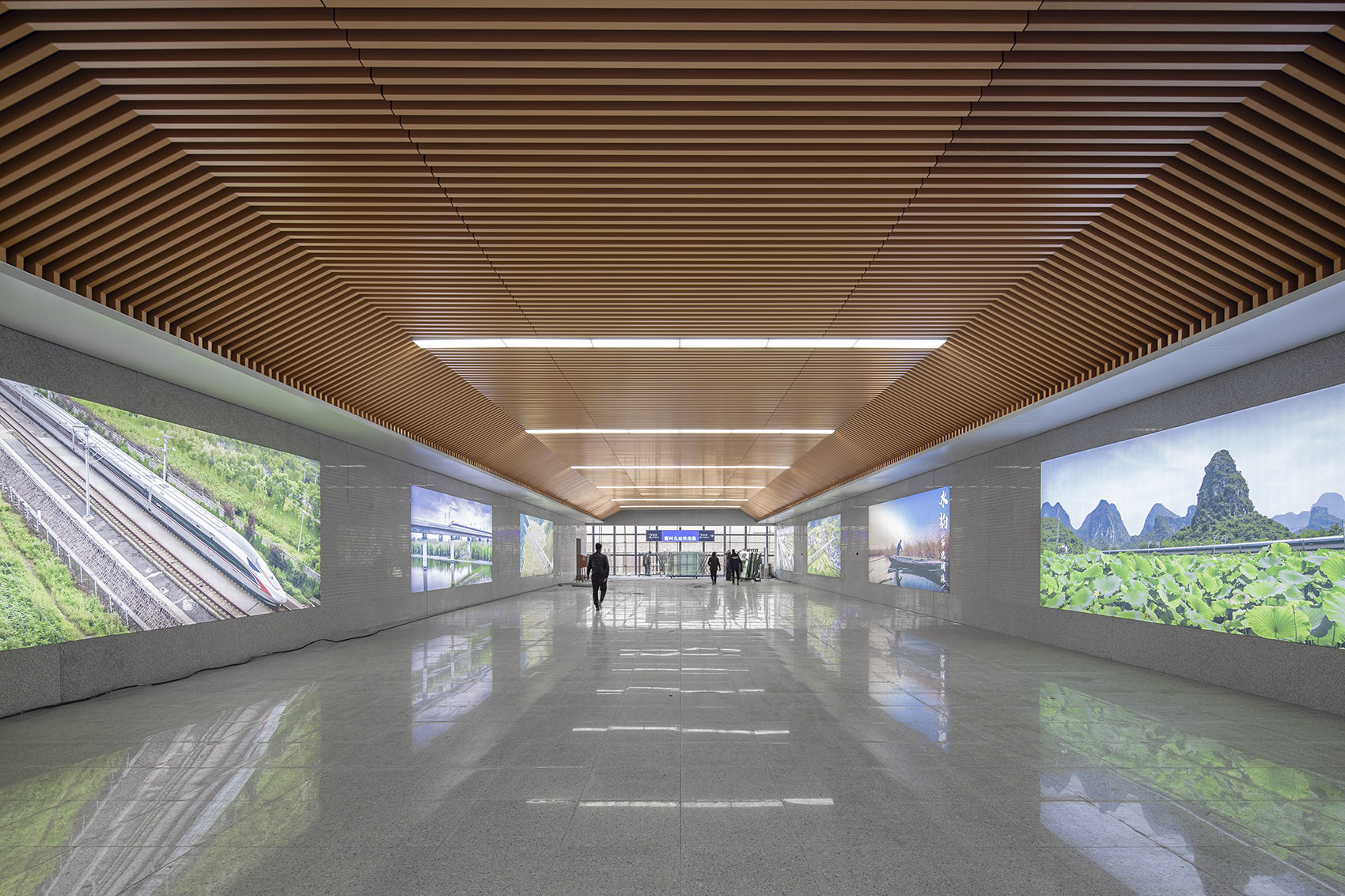 beijing xiongan intercity railway interior design of guan east station bazhou north station by ccdi beijing interior design center