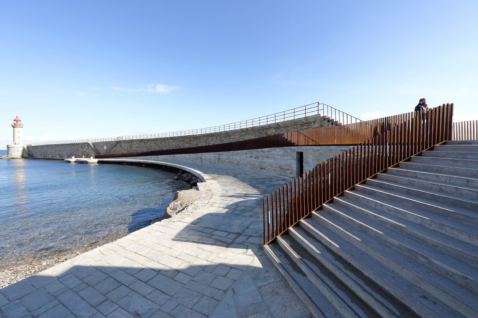 Walkway Aldilonda around the Citadel of Bastia by Dietmar Feichtinger