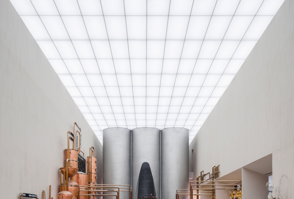 the flow of grain beer museum by waterfrom design
