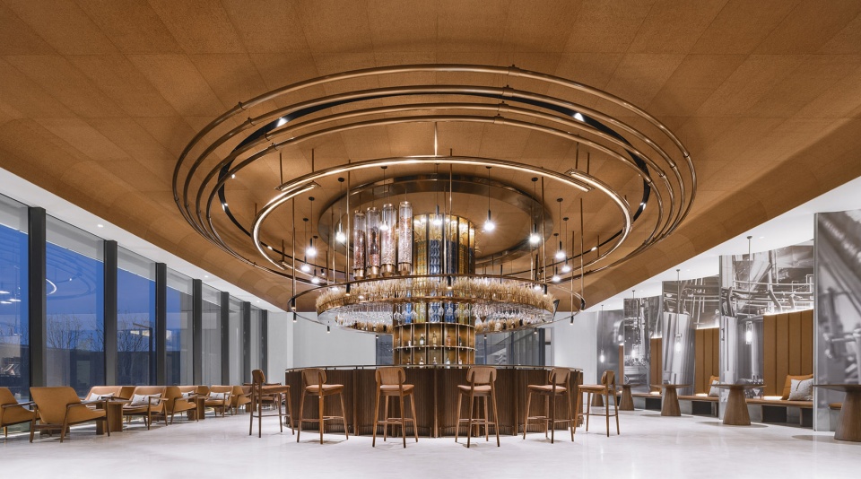 the flow of grain beer museum by waterfrom design