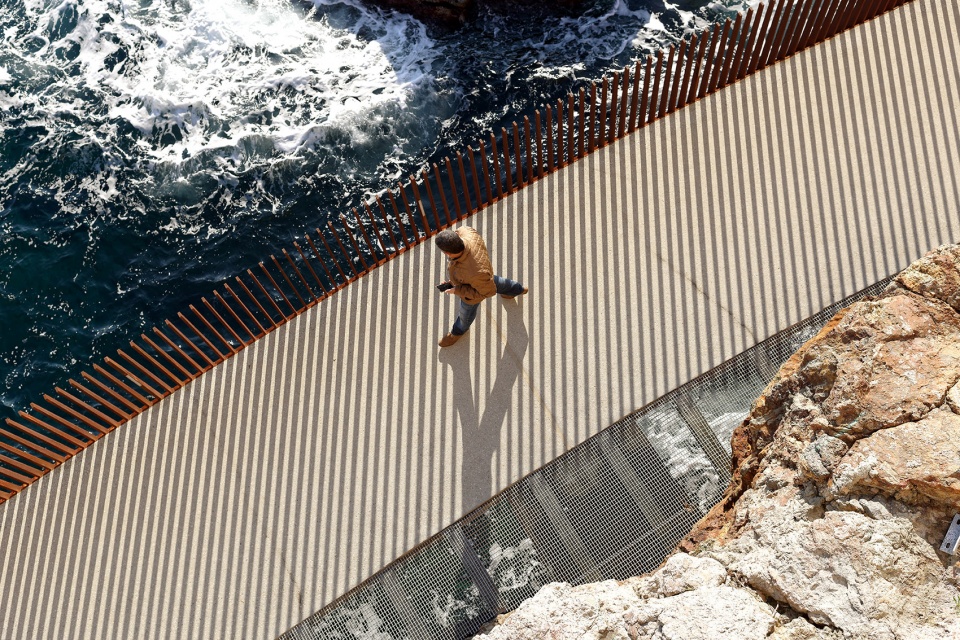 Walkway Aldilonda around the Citadel of Bastia by Dietmar Feichtinger
