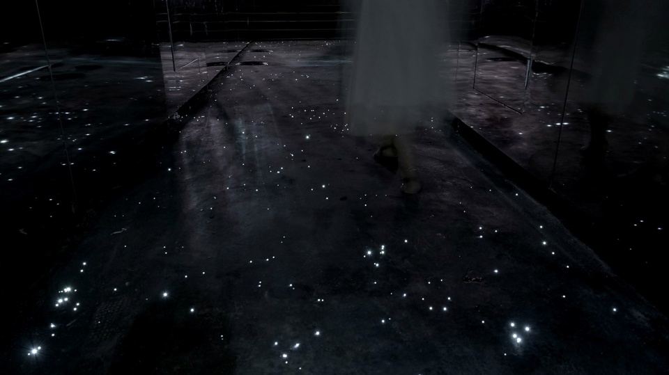 Fiber Optic Starry Alley in the Urban Village ATELIER XI