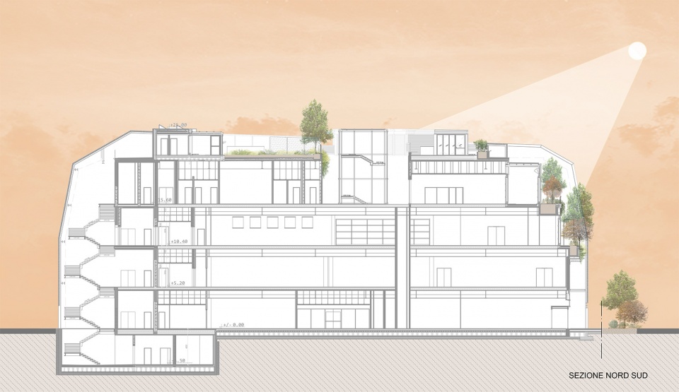 green pea retail park by acc naturale architettura negozio blu architetti