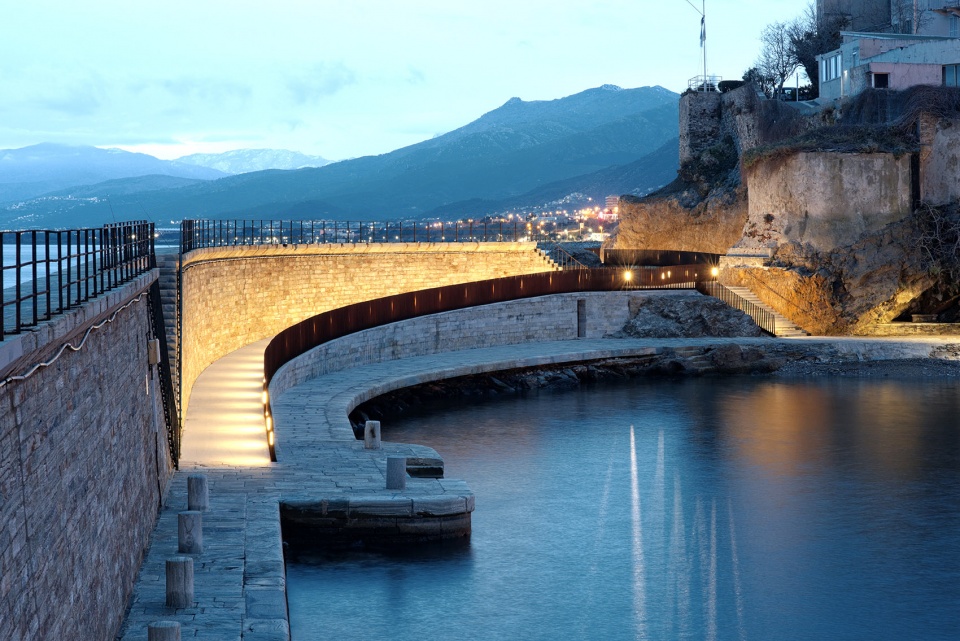 Walkway Aldilonda around the Citadel of Bastia by Dietmar Feichtinger
