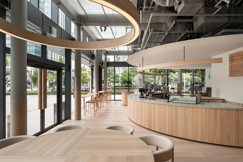 Blue Bottle Coffee MinatoMirai Cafe Keiji Ashizawa Design