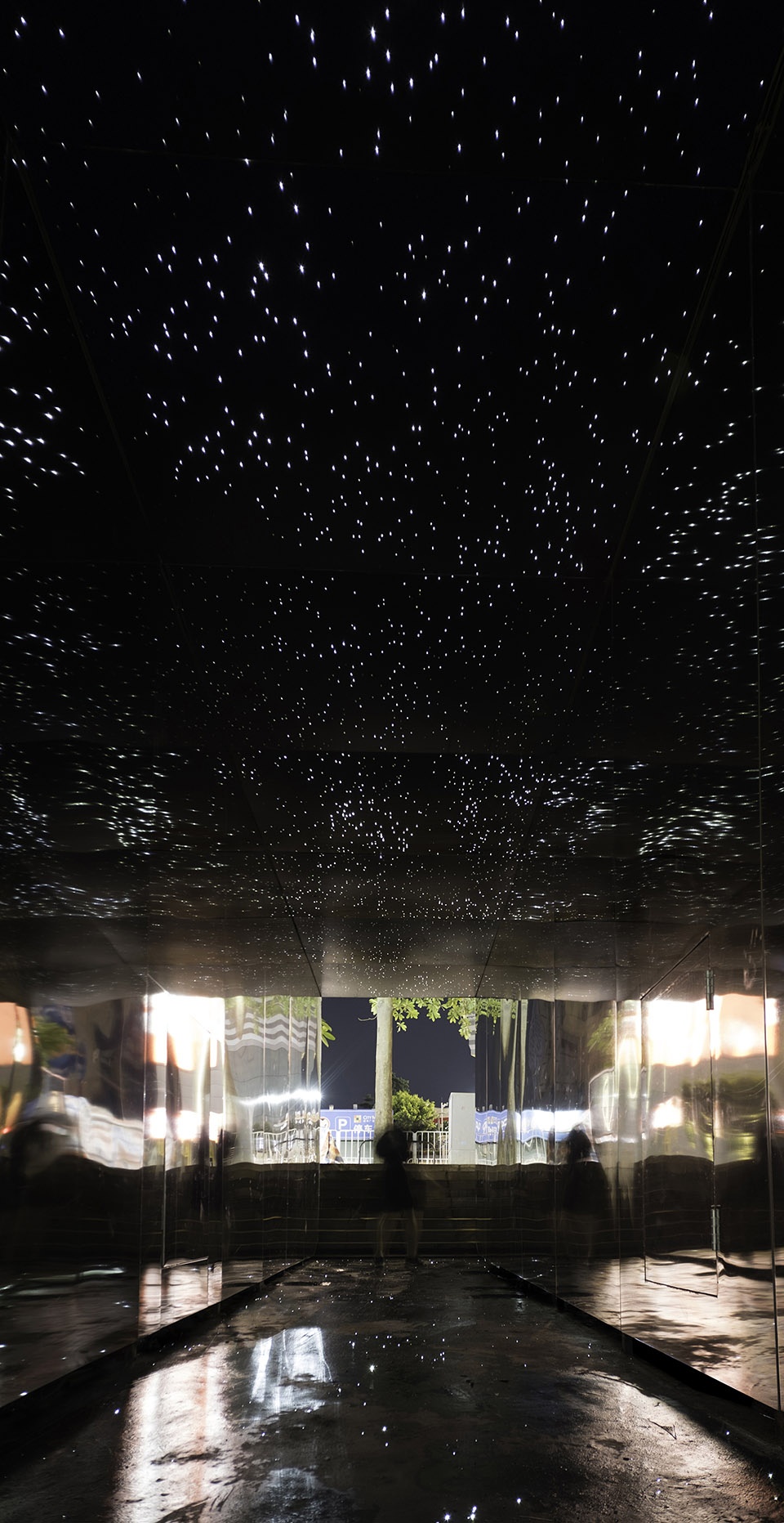Fiber Optic Starry Alley in the Urban Village, Shenzhen, China by ATELIER  XI - Gooood