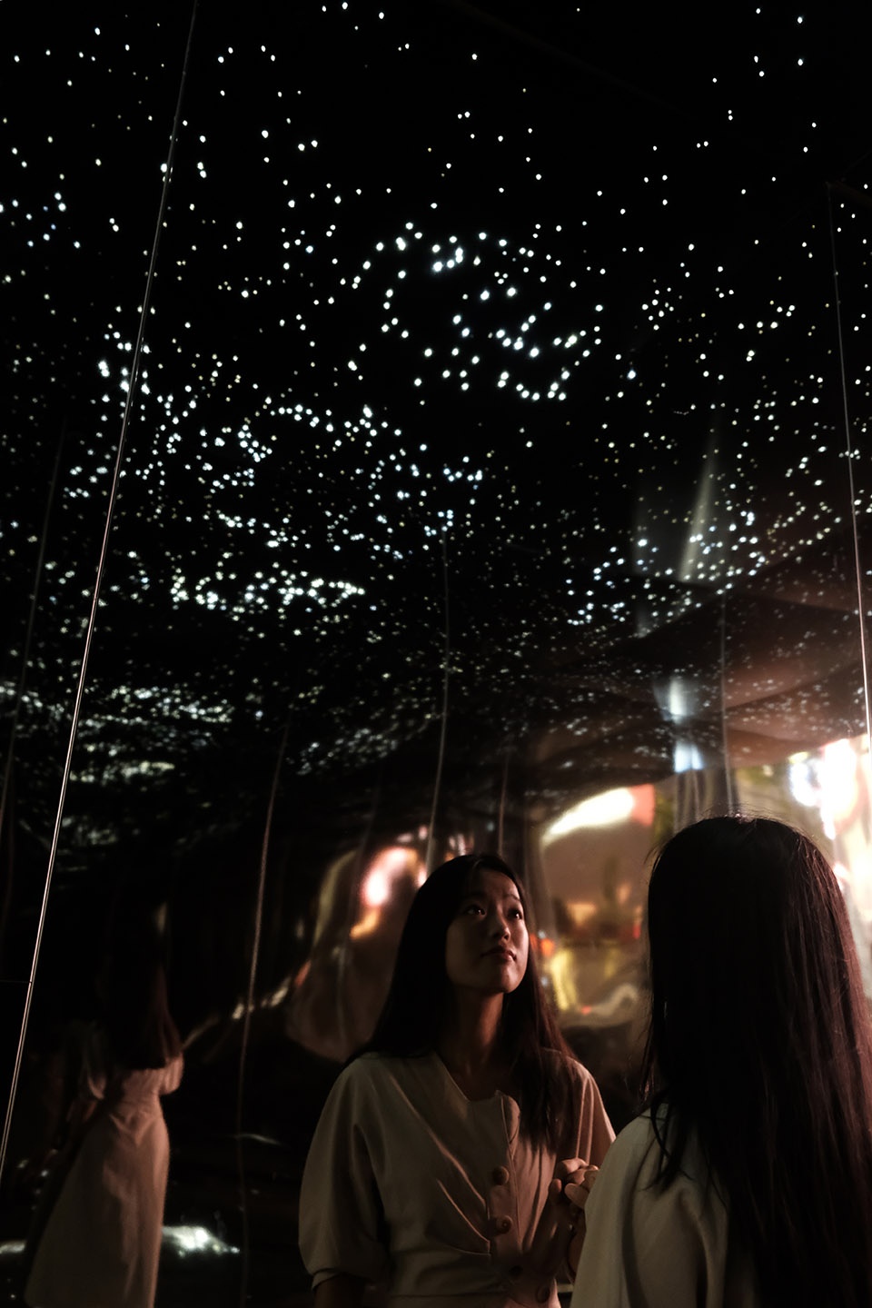 Fiber Optic Starry Alley in the Urban Village ATELIER XI