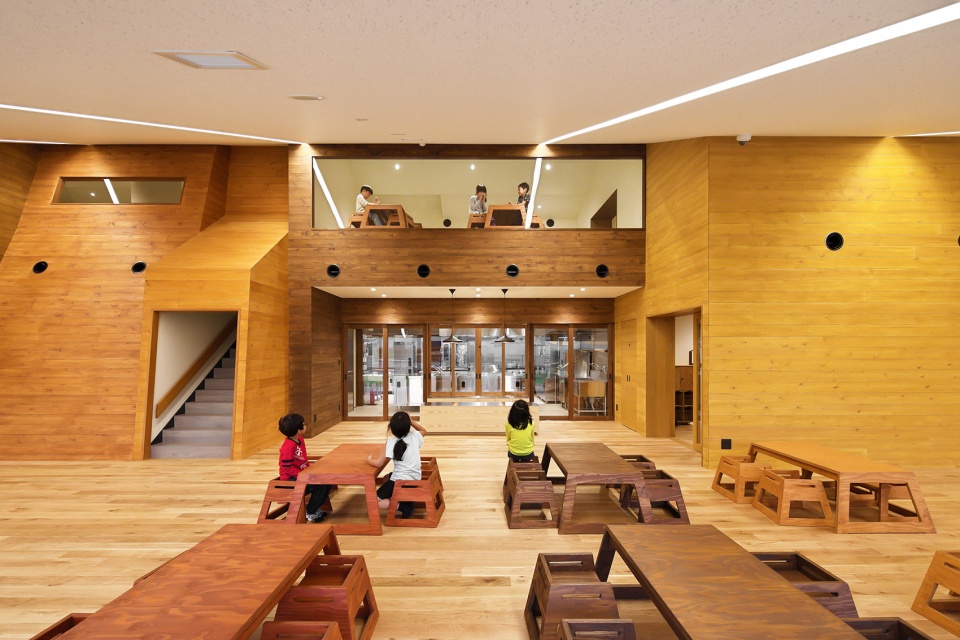 sh kindergarten and nursery by hibinosekkei youji no shiro kids design labo