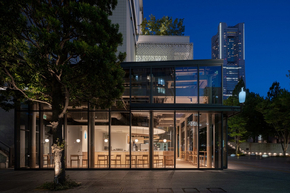 Blue Bottle Coffee MinatoMirai Cafe Keiji Ashizawa Design
