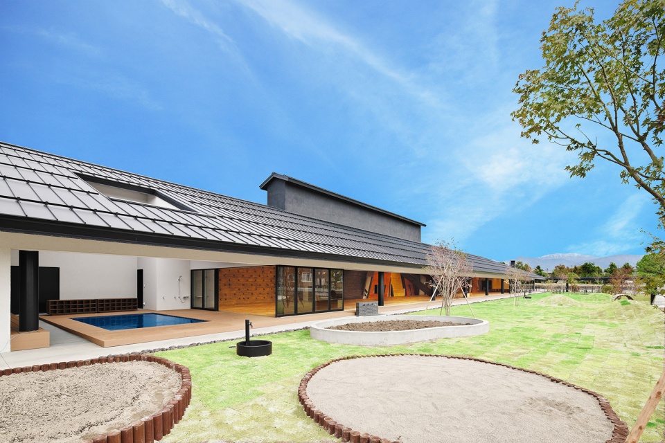 sh kindergarten and nursery by hibinosekkei youji no shiro kids design labo