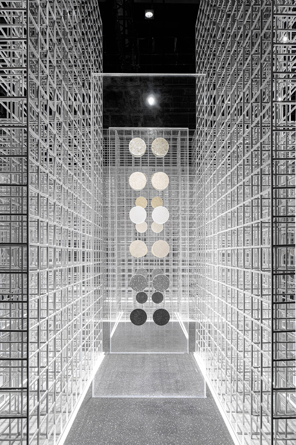 signtone marble pavilion 2020 guangzhou design week china by cc design