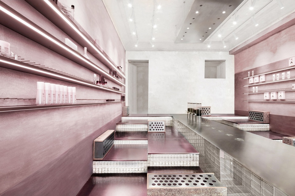 cosmetea store china by nax architects