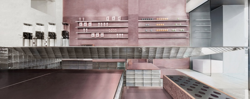 cosmetea store china by nax architects