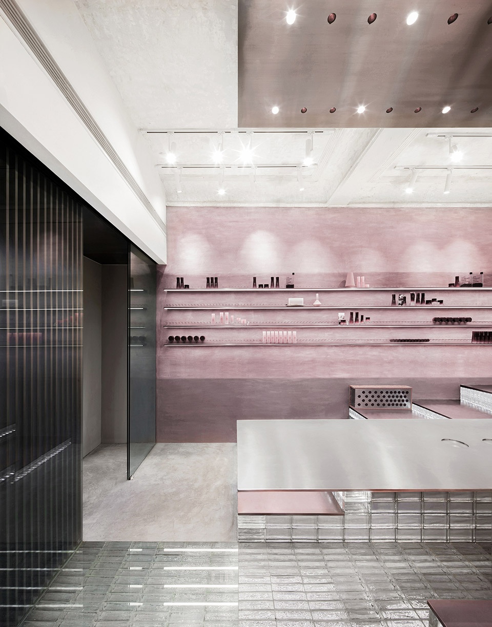 cosmetea store china by nax architects
