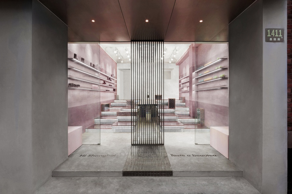 cosmetea store china by nax architects