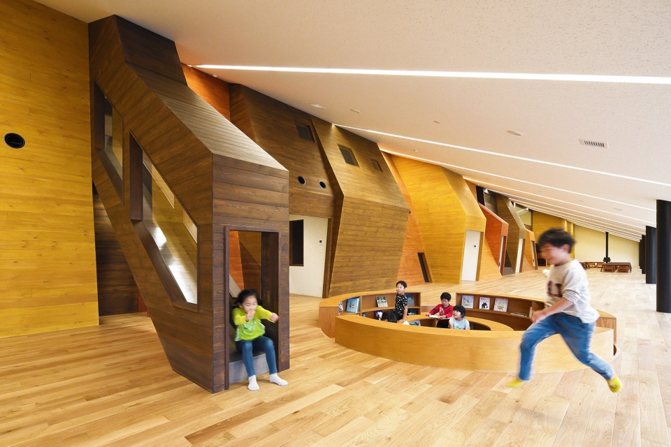sh kindergarten and nursery by hibinosekkei youji no shiro kids design labo