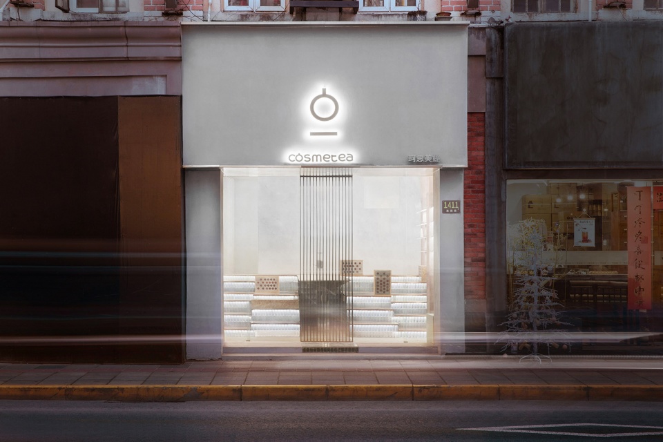 cosmetea store china by nax architects