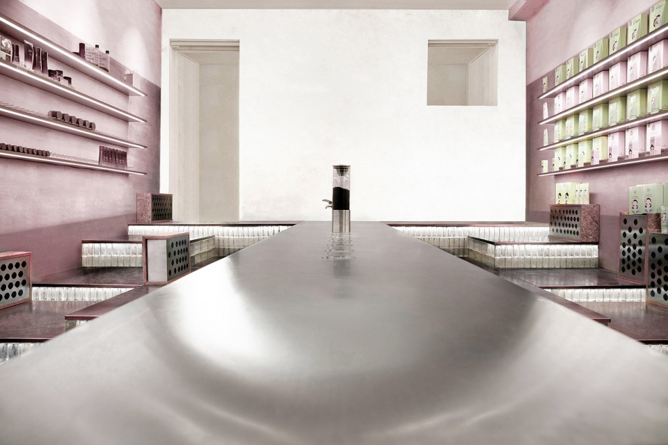 cosmetea store china by nax architects