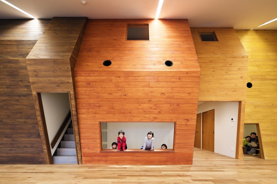 sh kindergarten and nursery by hibinosekkei youji no shiro kids design labo