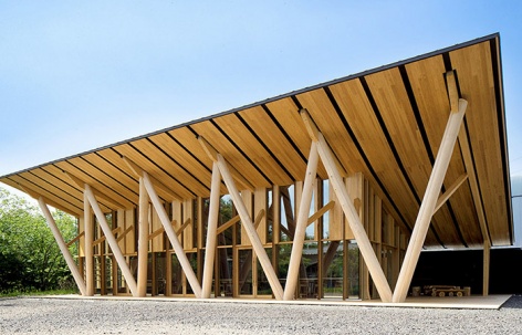 morinos教学展亭，日本岐阜 / 隈研吾建筑都市设计事务所